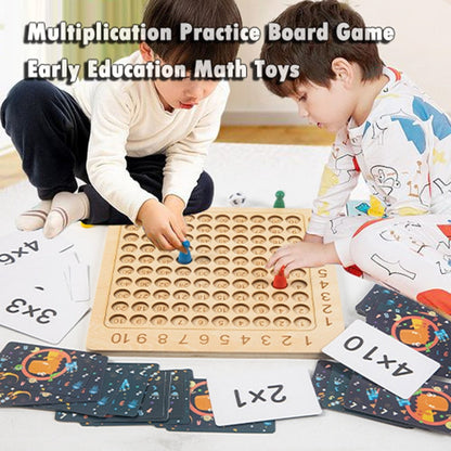 Wooden Montessori Multiplication Board Game