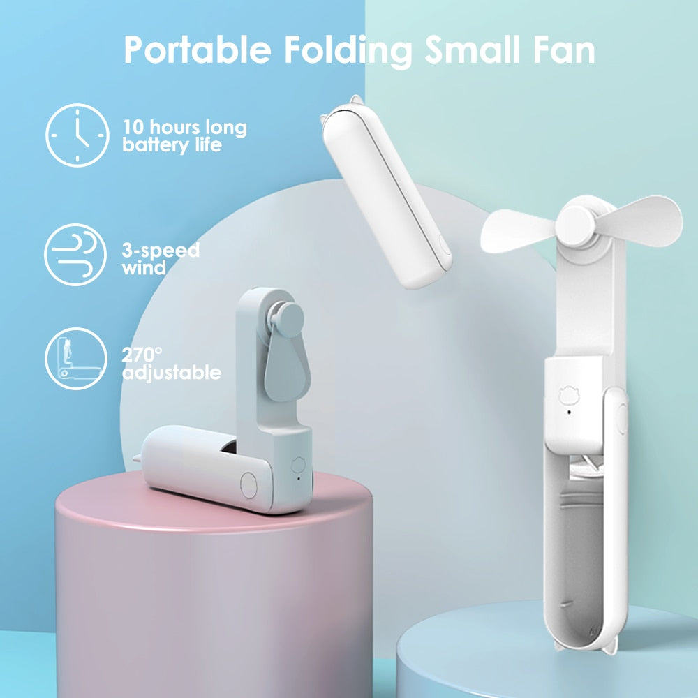 3 IN 1 Rechargeable Hand Fan