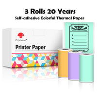 3 Roll Colored Self-Adhesive Thermal Paper