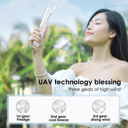 3 IN 1 Rechargeable Hand Fan