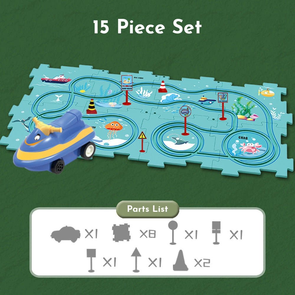 RaceReady™ Children's Puzzle Track Set