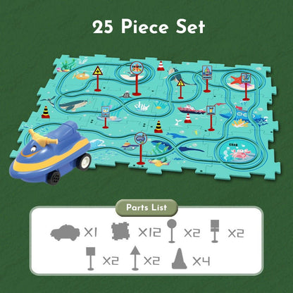 RaceReady™ Children's Puzzle Track Set